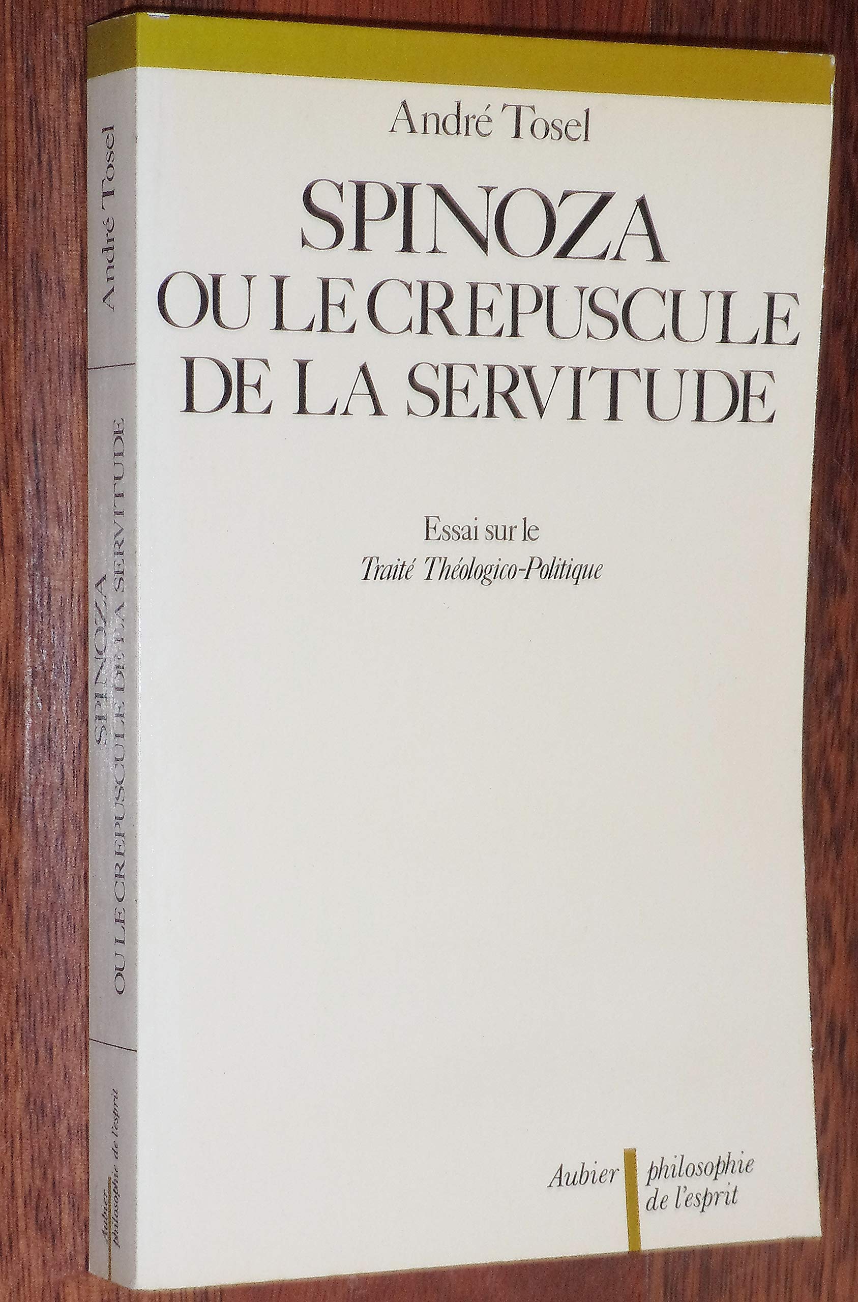Spinoza ou le crpuscule de la servitude,Used