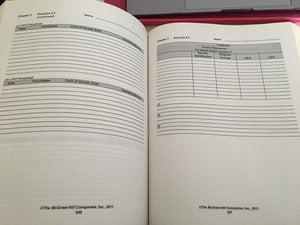 Financial and Managerial Accounting Vol. 1 (Ch. 113) softcover with Working Papers,Used