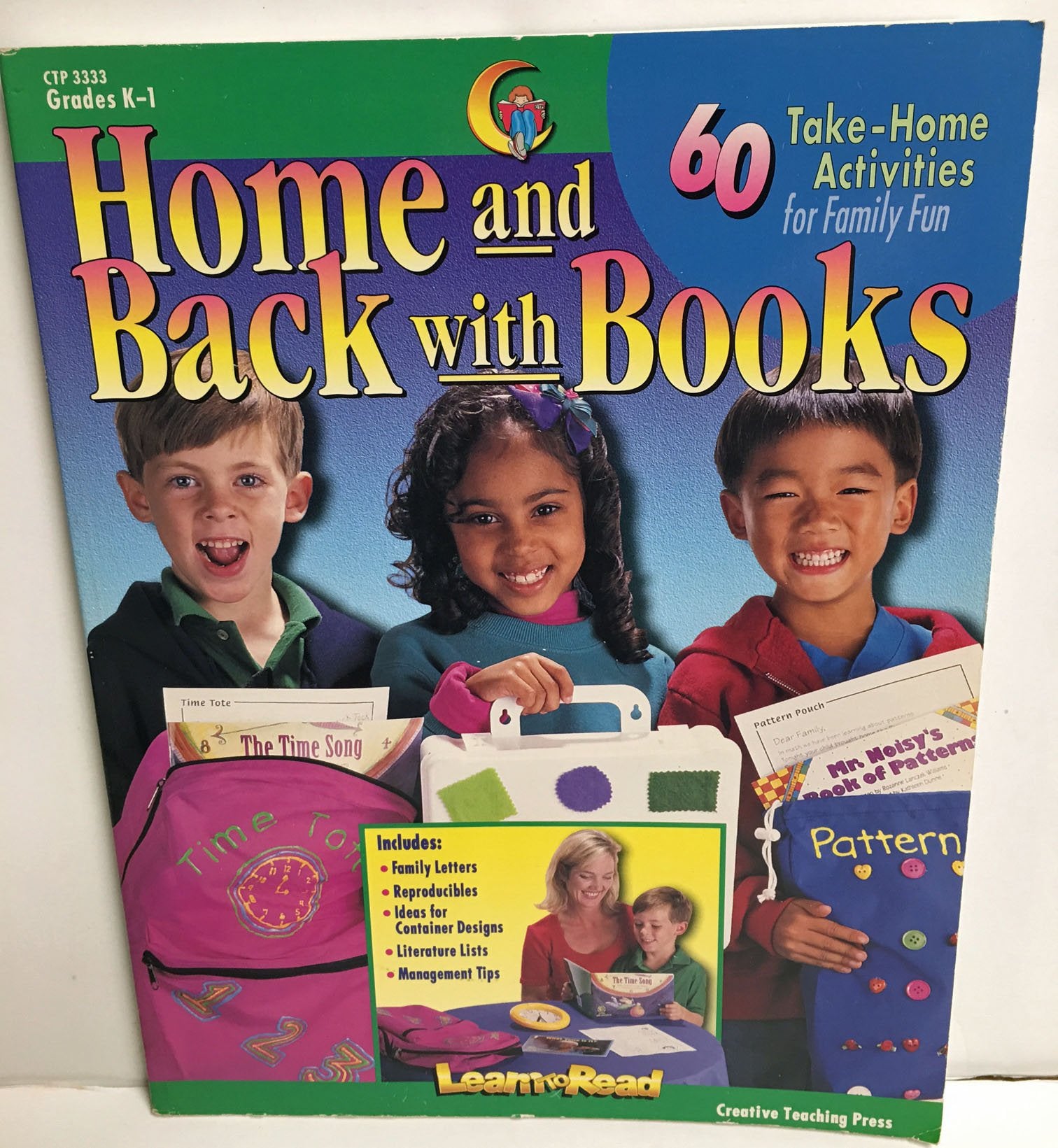Home And Back With Books : 60 TakeHome Activities for Family Fun Grades K1,New