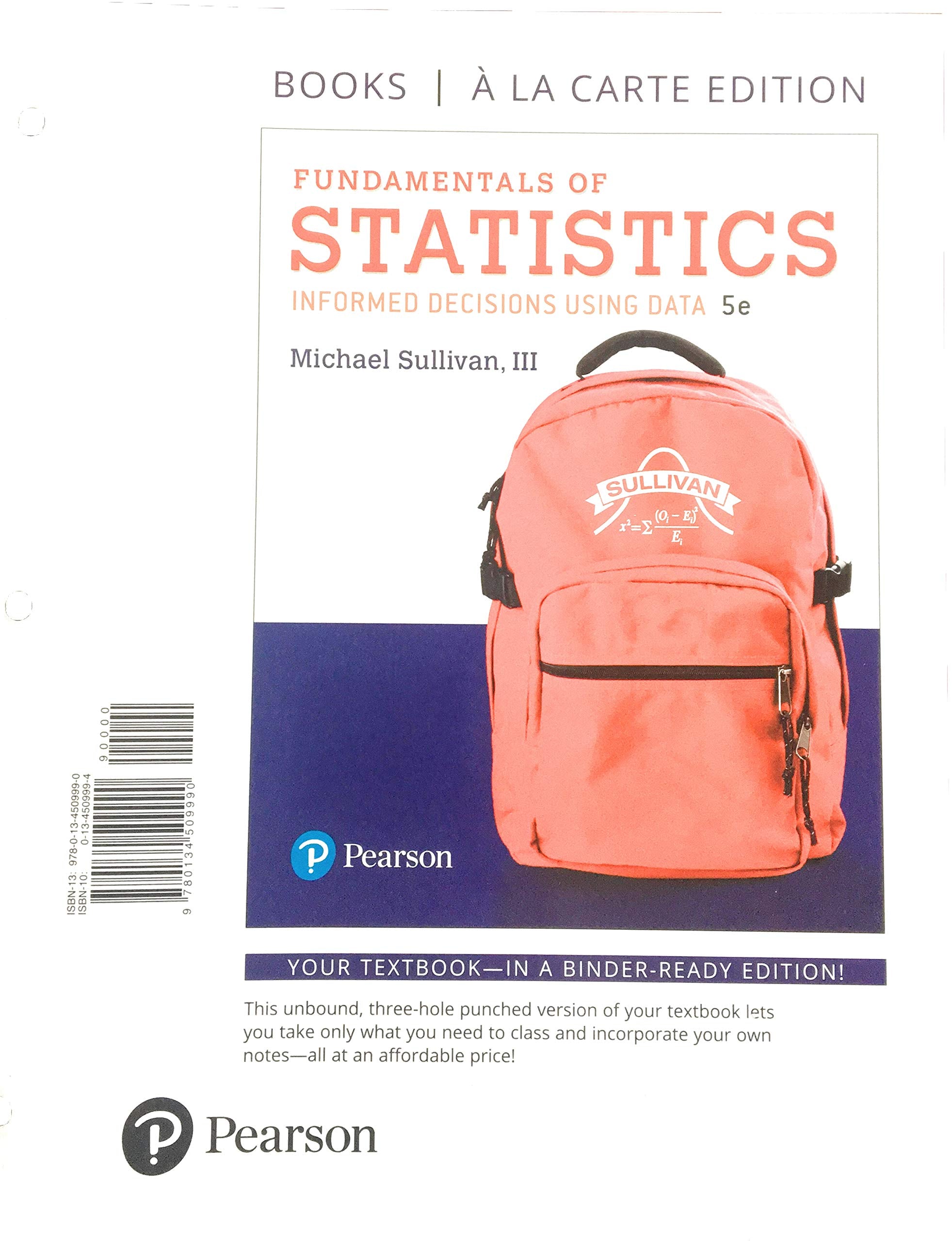 Fundamentals Of Statistics, Books A La Carte Edition, 5Th Edition,Used
