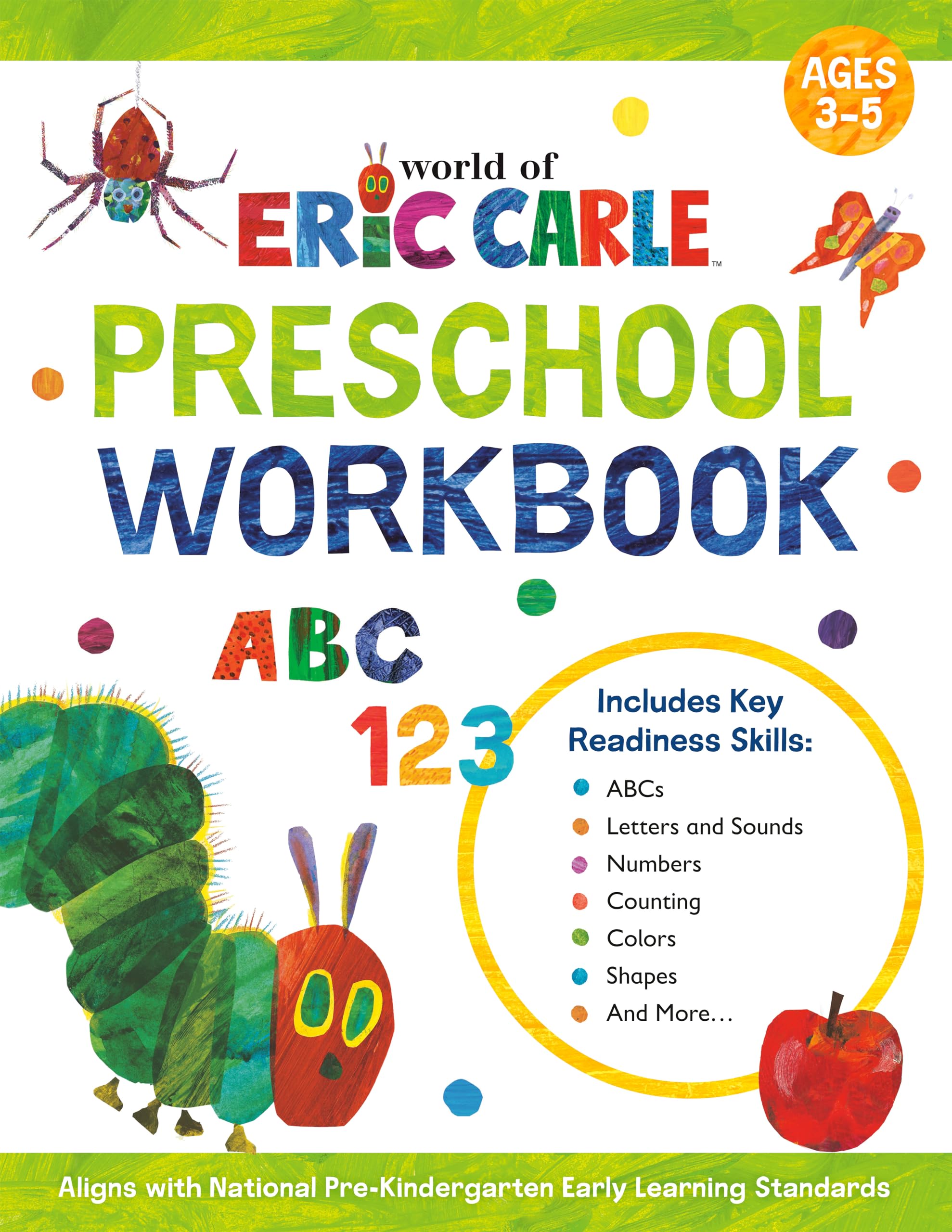 World of Eric Carle Preschool Workbook,Used
