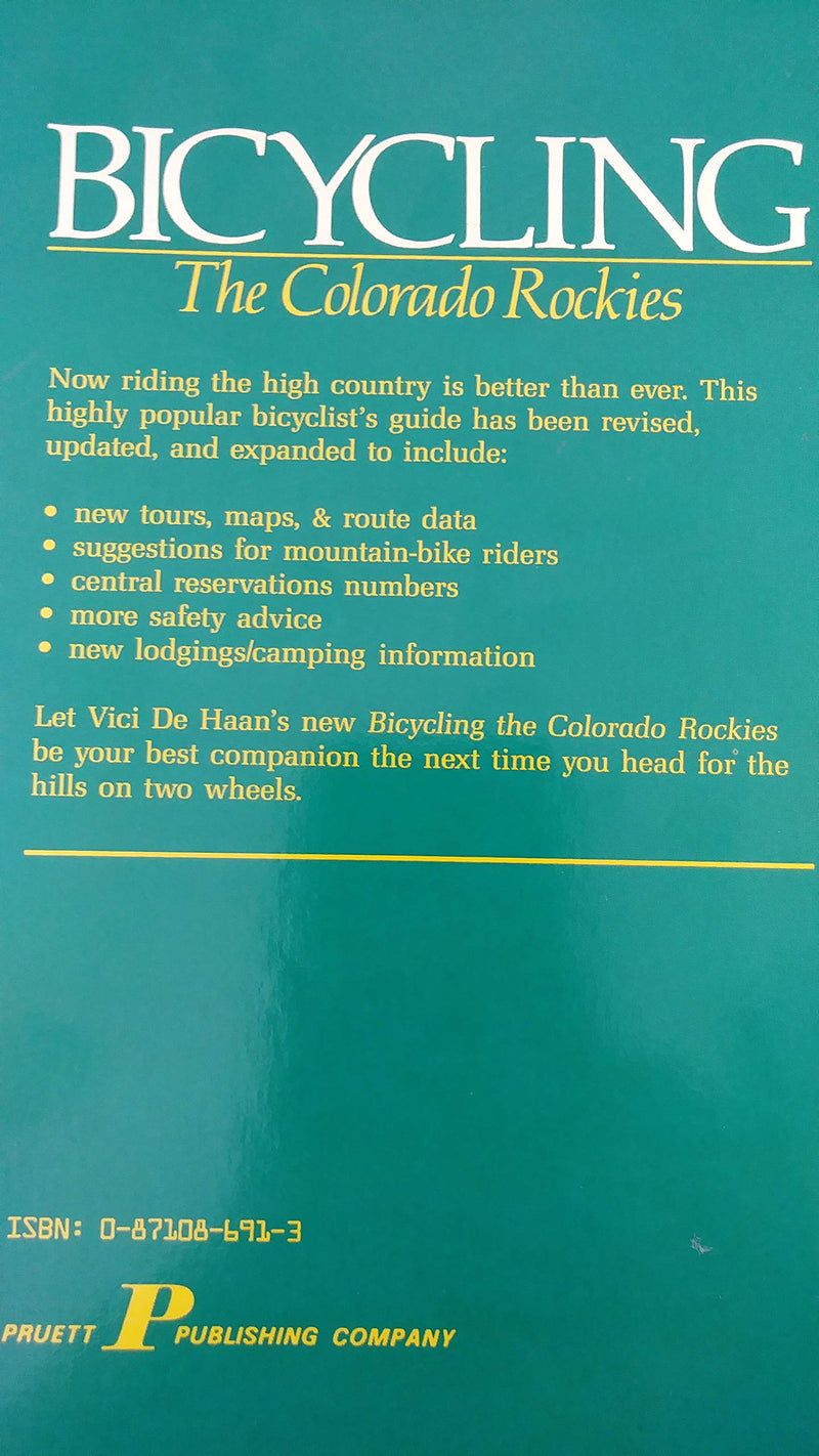 Bicycling the Colorado Rockies (The Pruett Series),Used