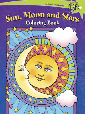 SPARK Sun, Moon and Stars Coloring Book (Dover Space Coloring Books),Used