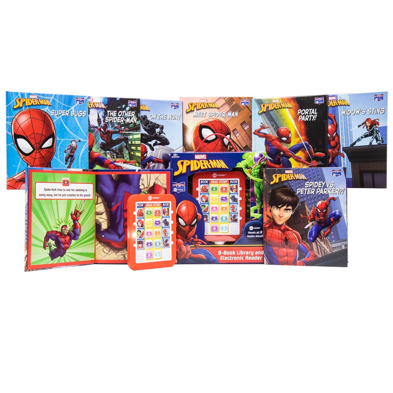 Marvel  Spiderman Me Reader Electronic Reader And 8 Sound Book Library  Pi Kids