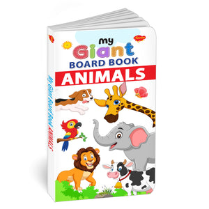 My Giant Board Book : Animals - Early Learning Board Book, Board Books For Early Readers, ChildrenS Learning Book