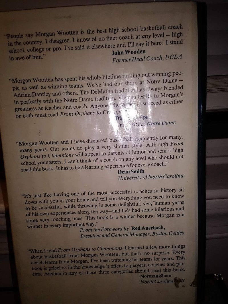 From Orphans To Champions: The Story Of Dematha'S Morgan Wootten,New