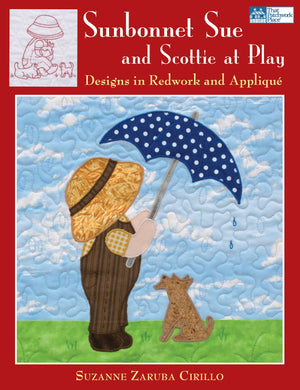 Sunbonnet Sue and Scottie at Play: Designs in Redwork and Applique-Used Condition