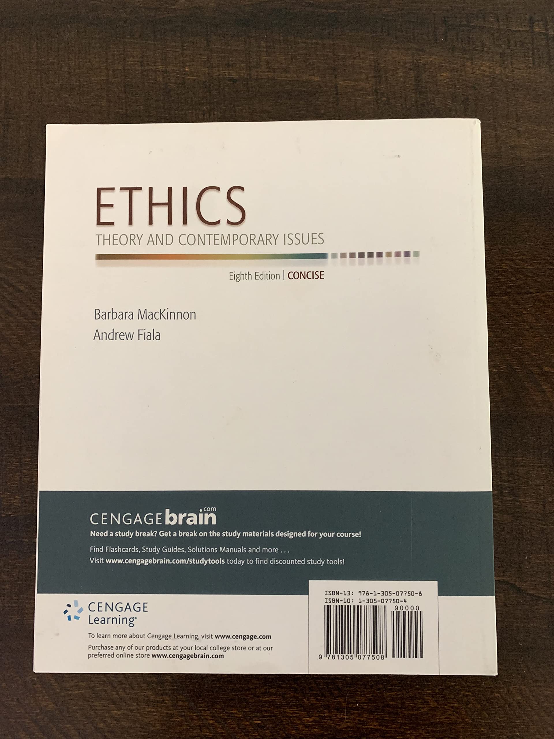 Ethics: Theory And Contemporary Issues, Concise Edition