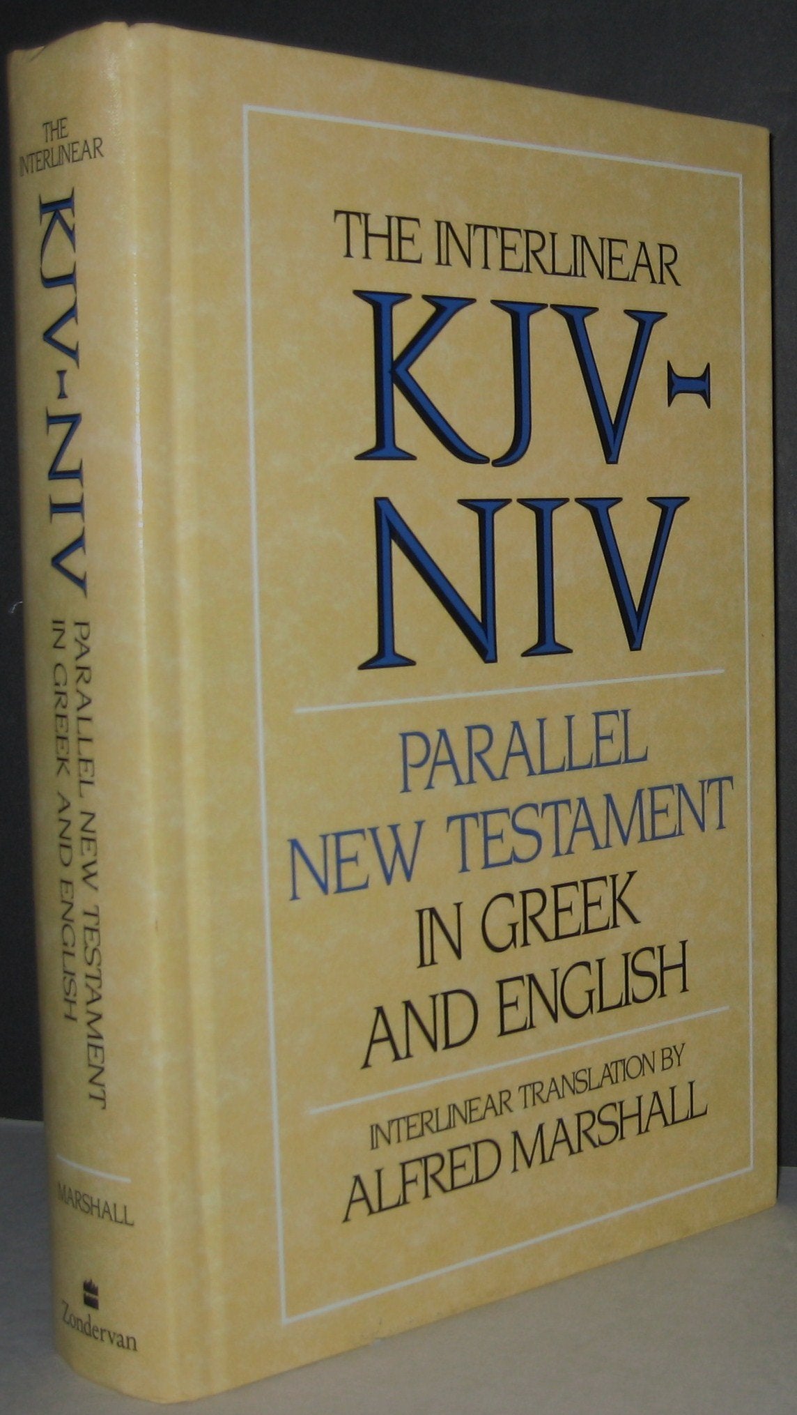 Interlinear KJVNIV Parallel New Testament in Greek and English,New