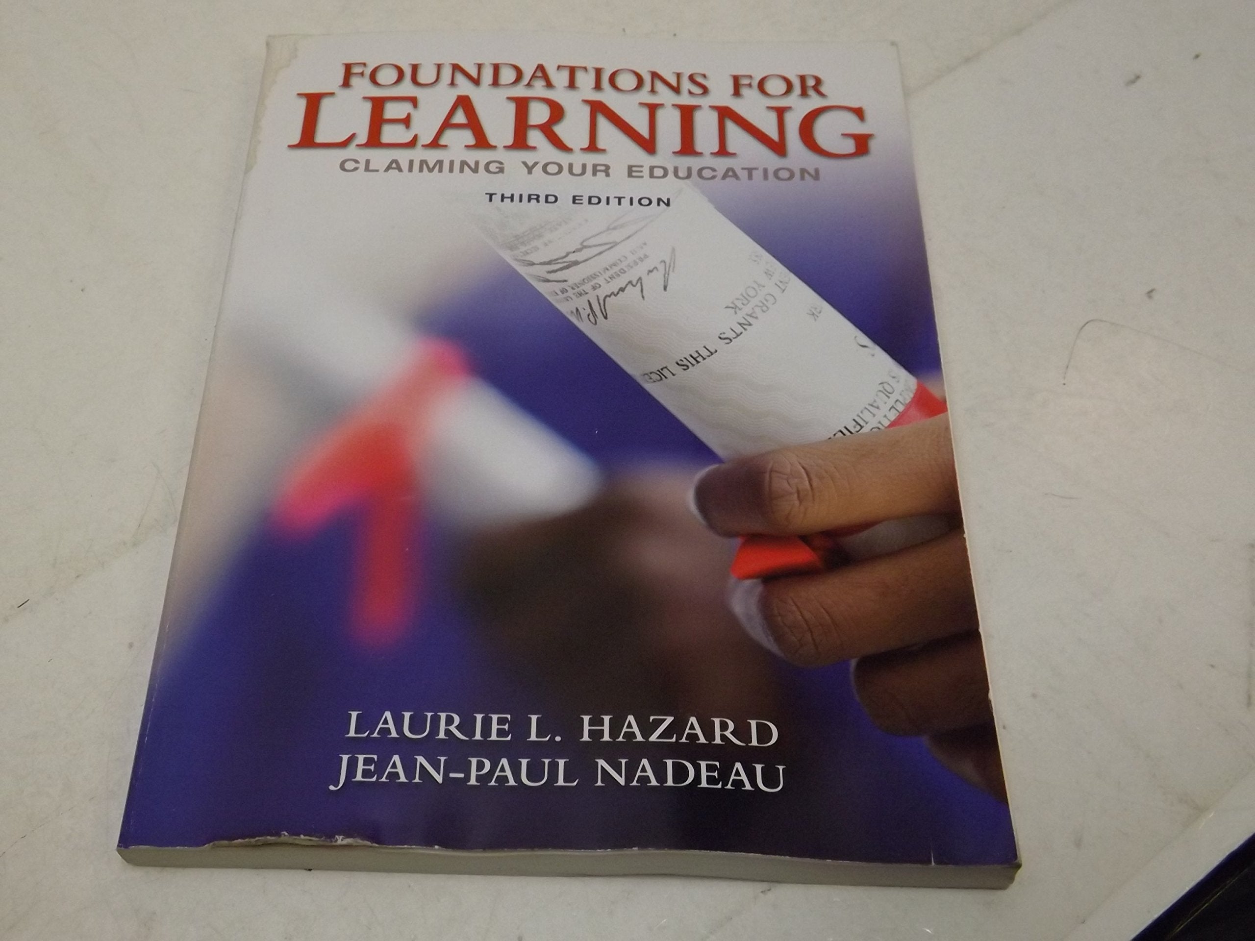 Foundations for Learning: Claiming Your Education,Used