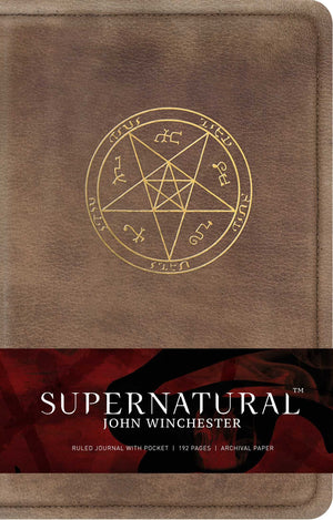 Supernatural: John Winchester Hardcover Ruled Journal (Science Fiction Fantasy),Used