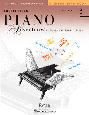 Accelerated Piano Adventures for the Older Beginner  Sightreading Book 2,Used