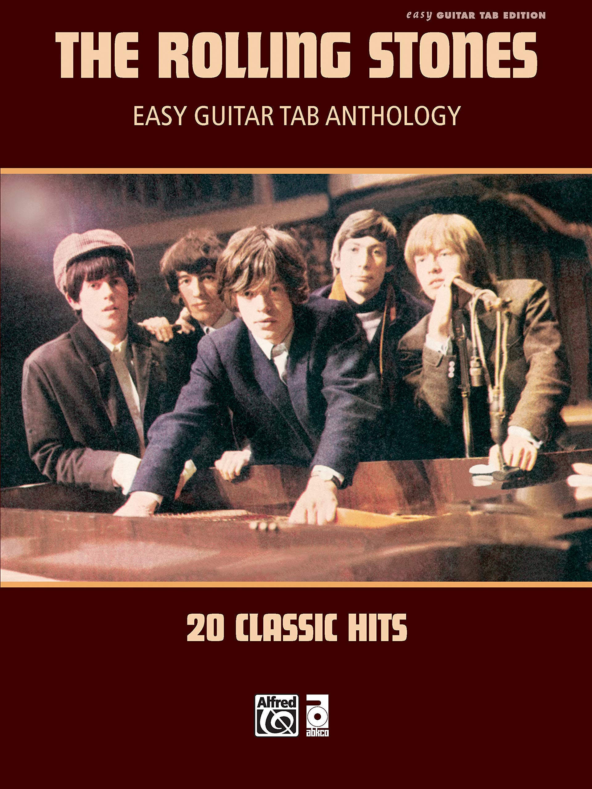 The Rolling Stones  Easy Guitar TAB Anthology: 20 Classic Hits,New