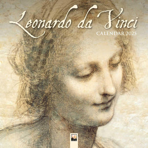 Leonardo da Vinci Wall Calendar 2025 (Art Calendar),New