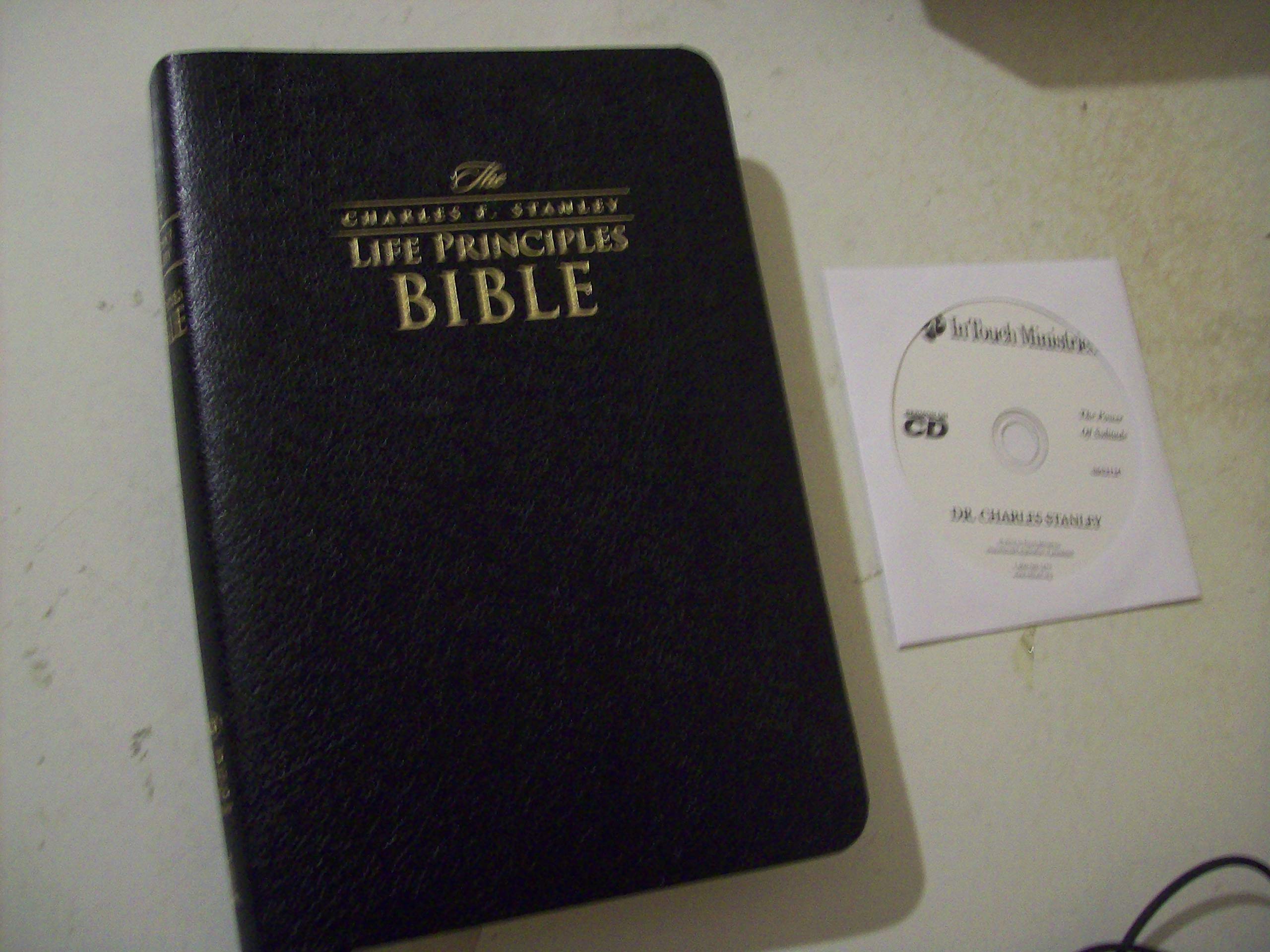 The Charles F. Stanley Life Principles Bible (Black),Used