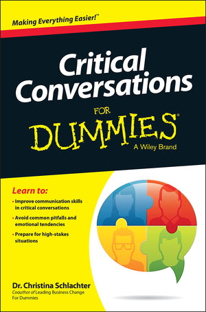 Critical Conversations For Dummies,Used