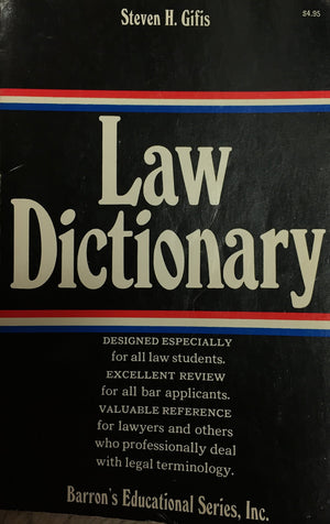 Law Dictionary,Used