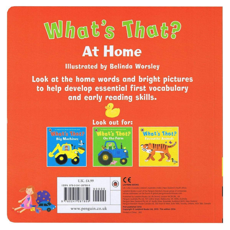 What's That? At Home A Ladybird First Words and Pictures Book,Used