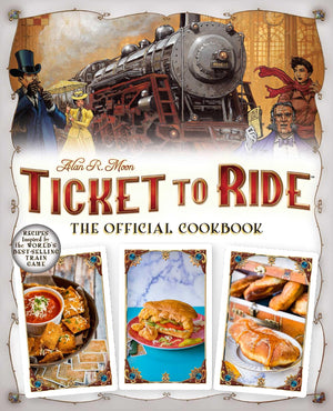Ticket To Ride: The Official Cookbook (Board Game Cookbooks),New