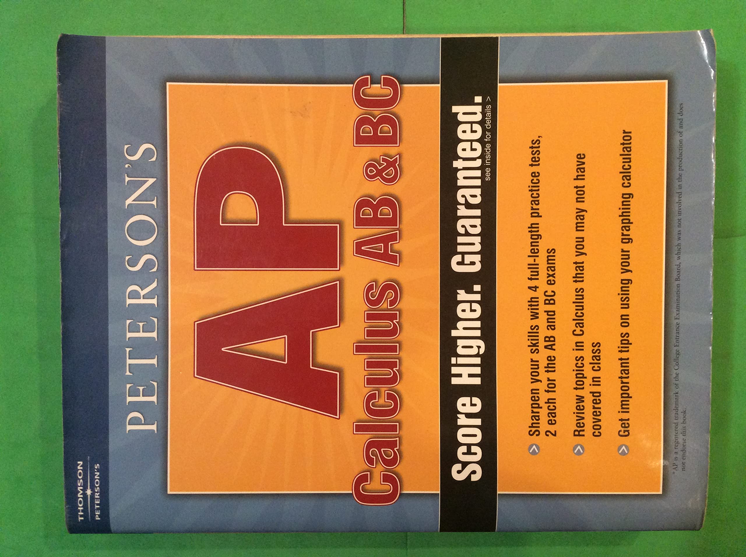 Master the AP Calculus AB & BC, 1st edition (Peterson's AP Calculus AB & BC),Used