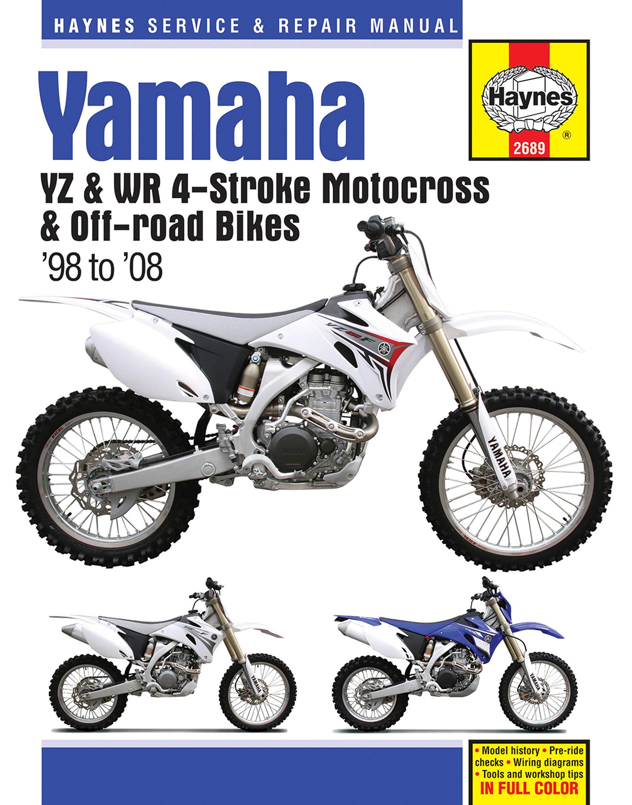 Yamaha YZ & WR 4Stroke Motocross & Offroad Bikes, 9808 (Motorcycle Repair Manual)