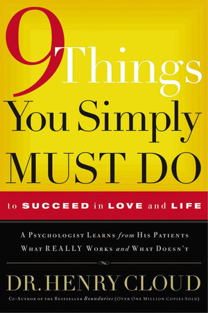 Nine Things You Simply Must Do: To Succeed in Love and Life,Used