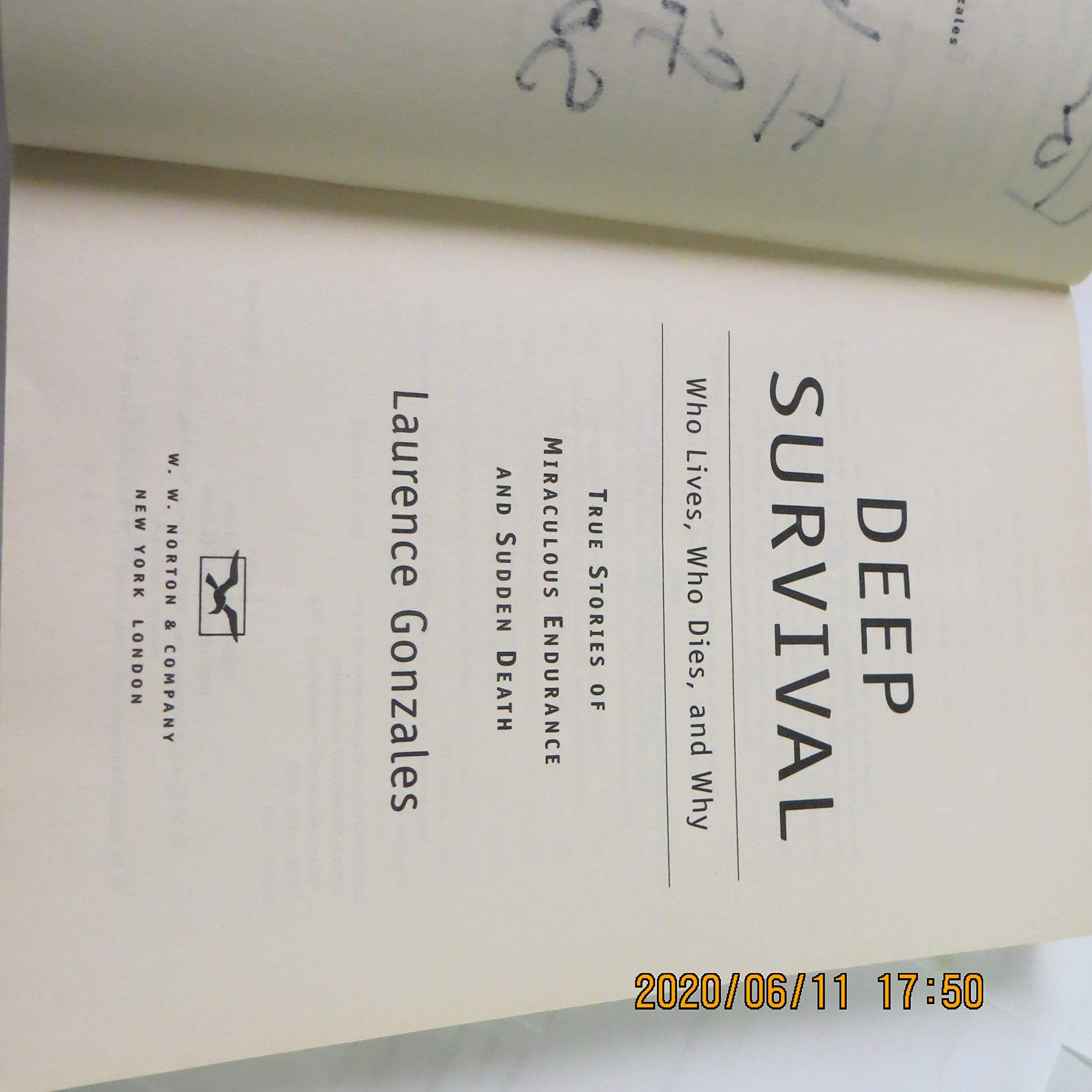 Deep Survival: Who Lives, Who Dies, and Why,New