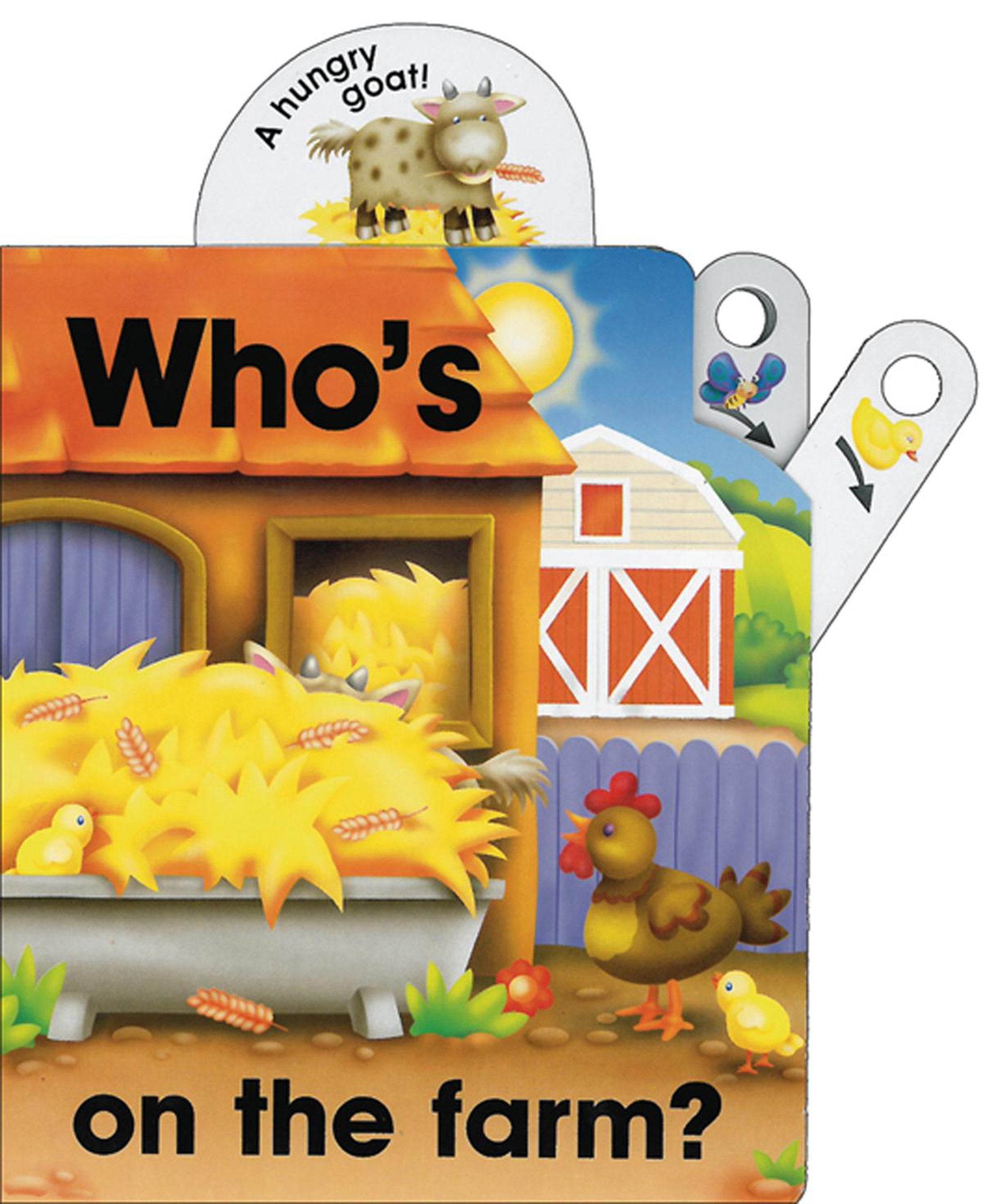 Pull the Lever: Who's On the Farm?: A Lively Illustrated Interactive PulltheLever Board Book for Young Children,Used