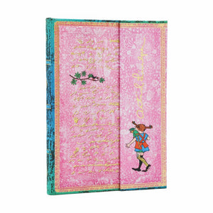 Astrid Lindgren, Pippi Longstocking Midi Lined Hardcover Journal, 144Pg, 120Gsm By Paperblanks (Embellished Manuscripts Collecti
