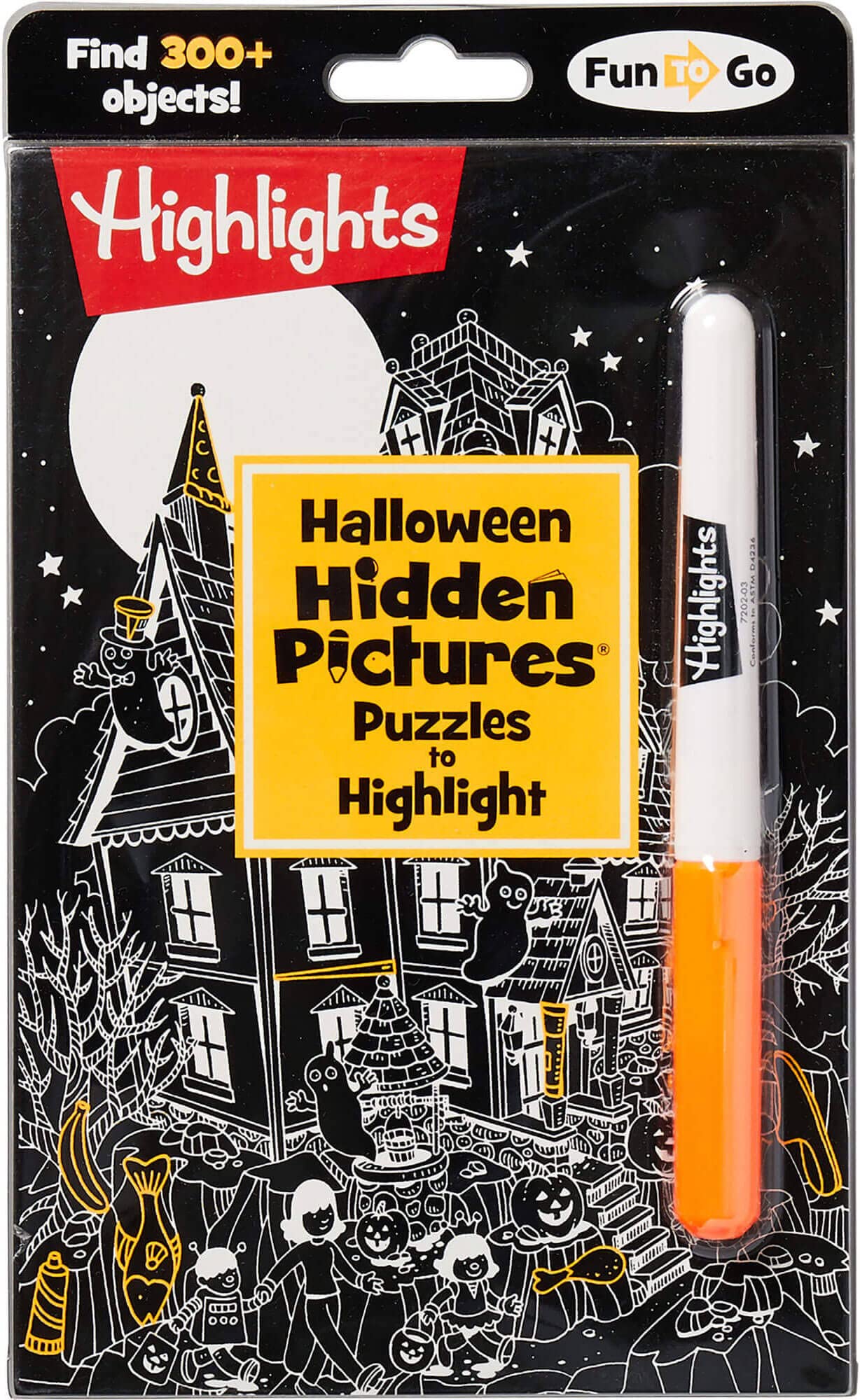 Halloween Hidden Pictures Puzzles to Highlight: Halloween Coloring & Activity Book with Over 300 Hidden Objects to Find (Highlig,Used