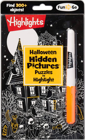 Halloween Hidden Pictures Puzzles to Highlight: Halloween Coloring & Activity Book with Over 300 Hidden Objects to Find (Highlig,Used