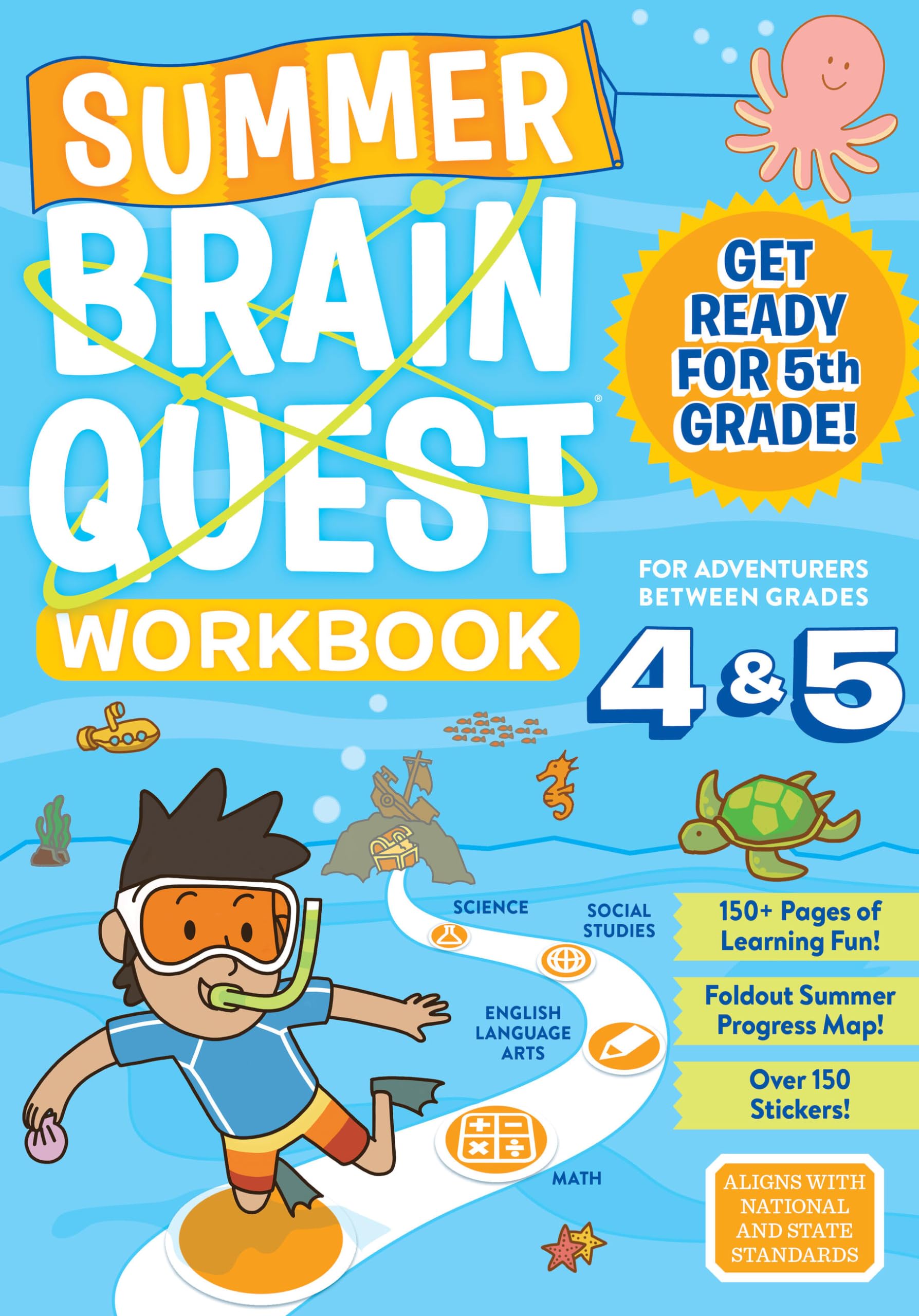 Summer Brain Quest: Between Grades 4 & 5,Used