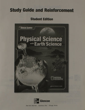 Physical Science with Earth Science Study Guide, Reinforcement Student Edition,New