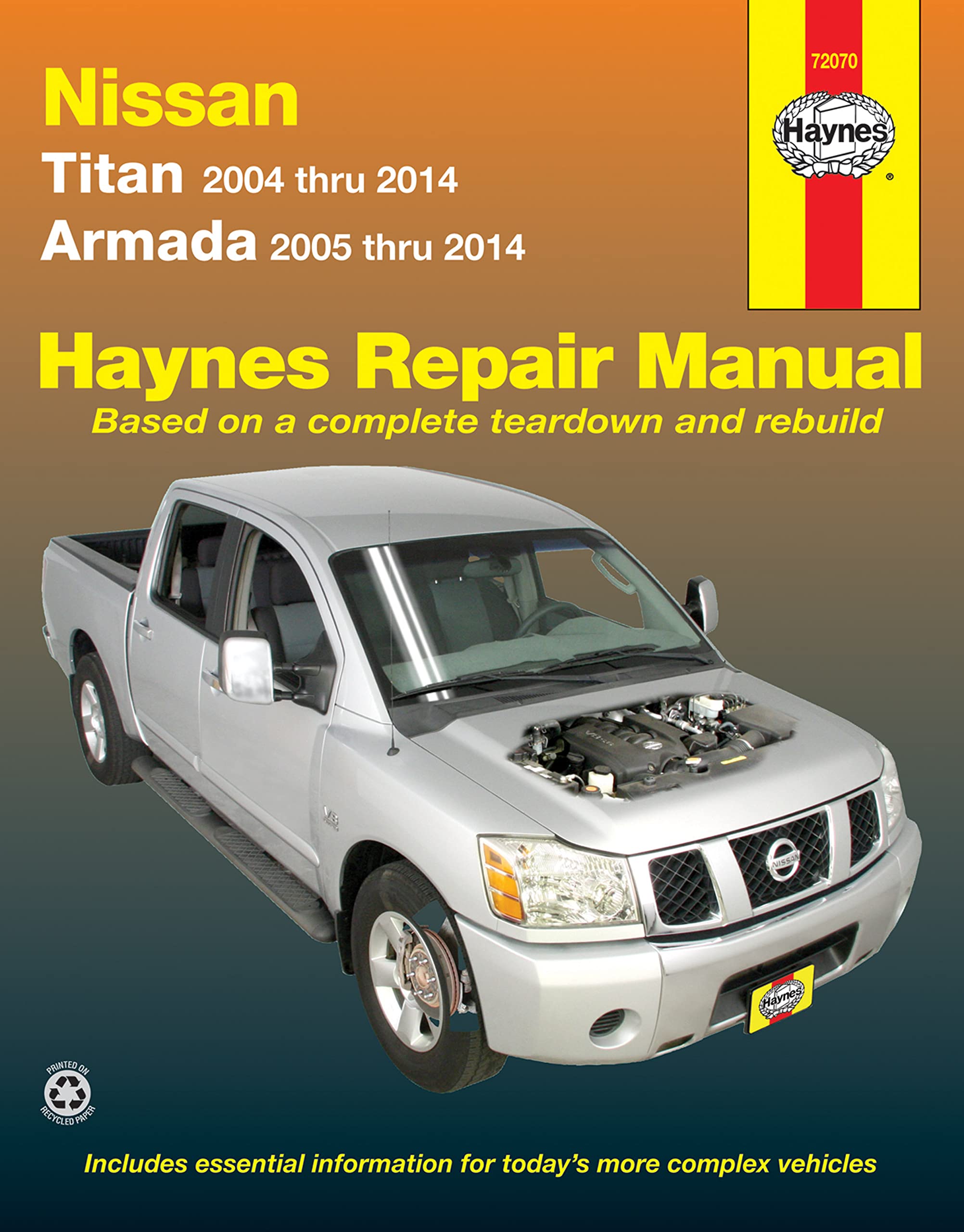 Nissan Titan (20042014) & Armada (20052014) Haynes Repair Manual (USA),Used