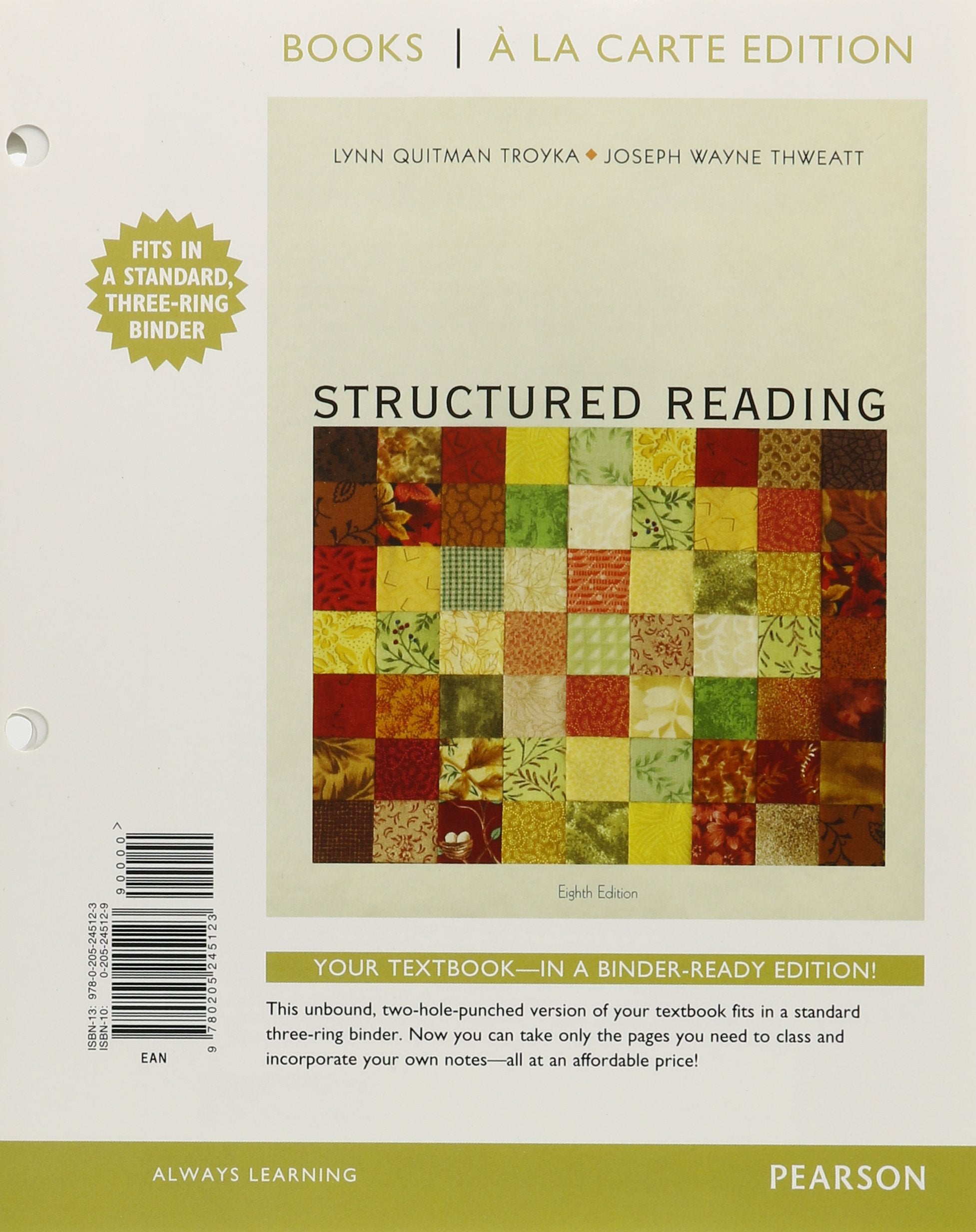 Structured Reading: Books a la Carte Edition,Used