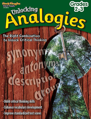 Unlocking Analogies: Reproducible Grades 23,Used