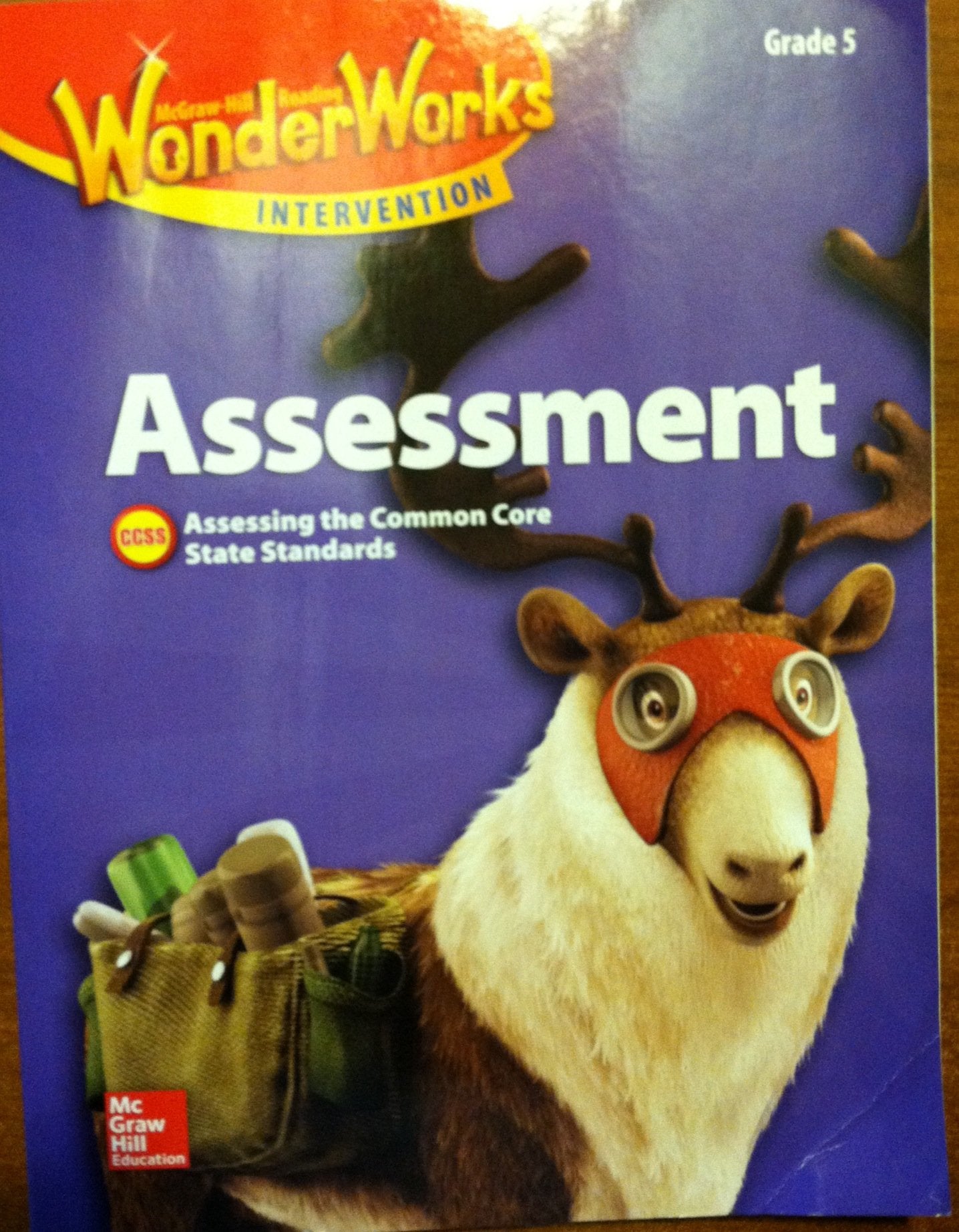 Reading Wonderworks Assessment Black Line Masters Grade 5 (READING INTERVENTION),Used