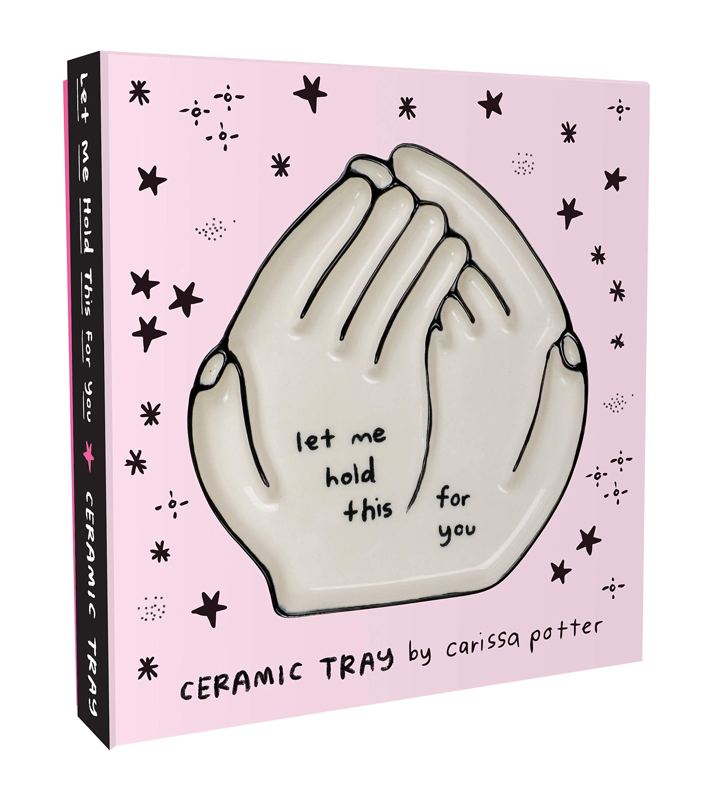Let Me Hold This For You Ceramic Tray: (Stoneware Dish To Keep Jewelry And Keys, Decorative Holder For Trinkets And Objects)