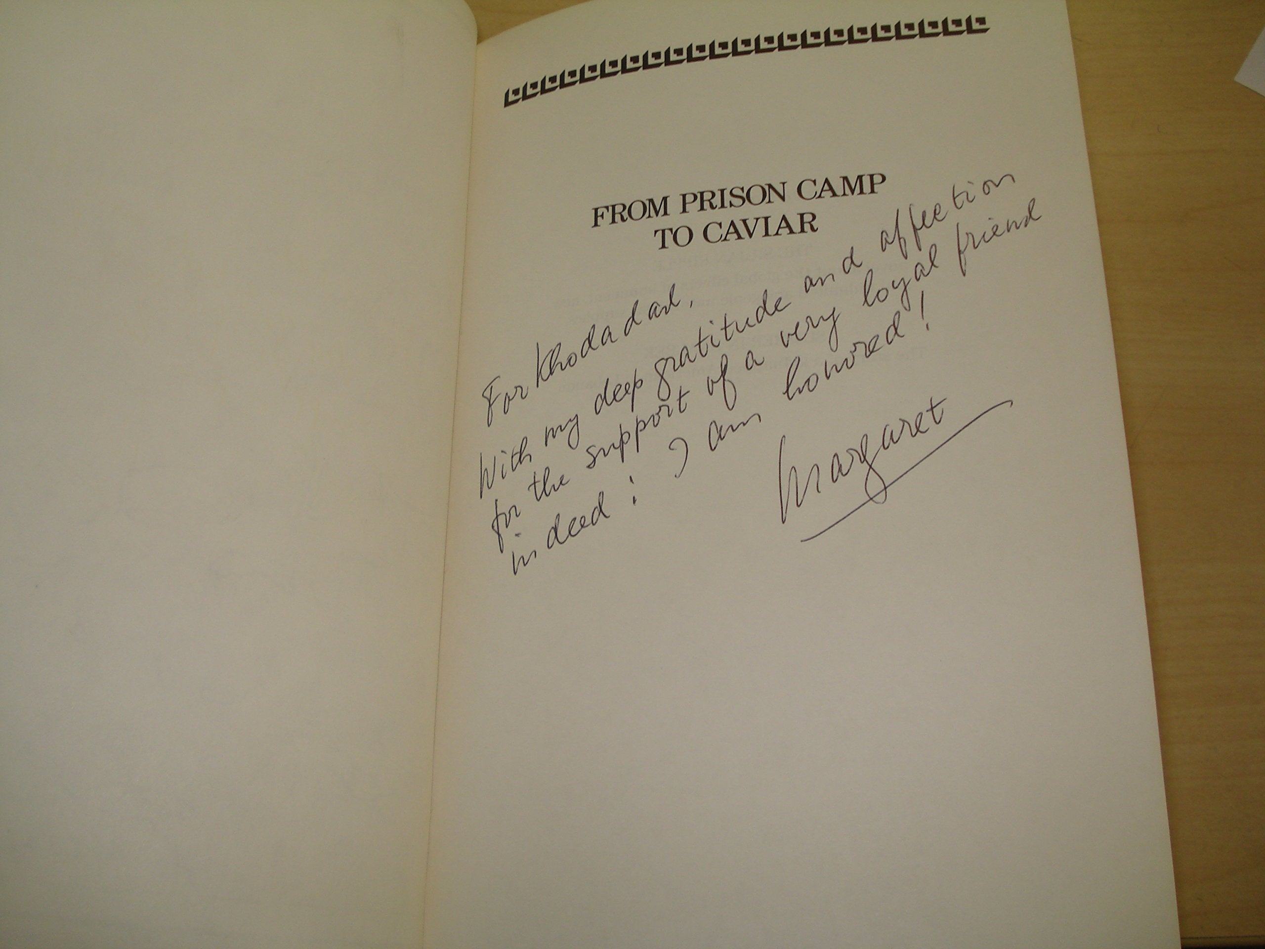 From Prison Camp to Caviar: An Autobiography from Java to Iran,Used
