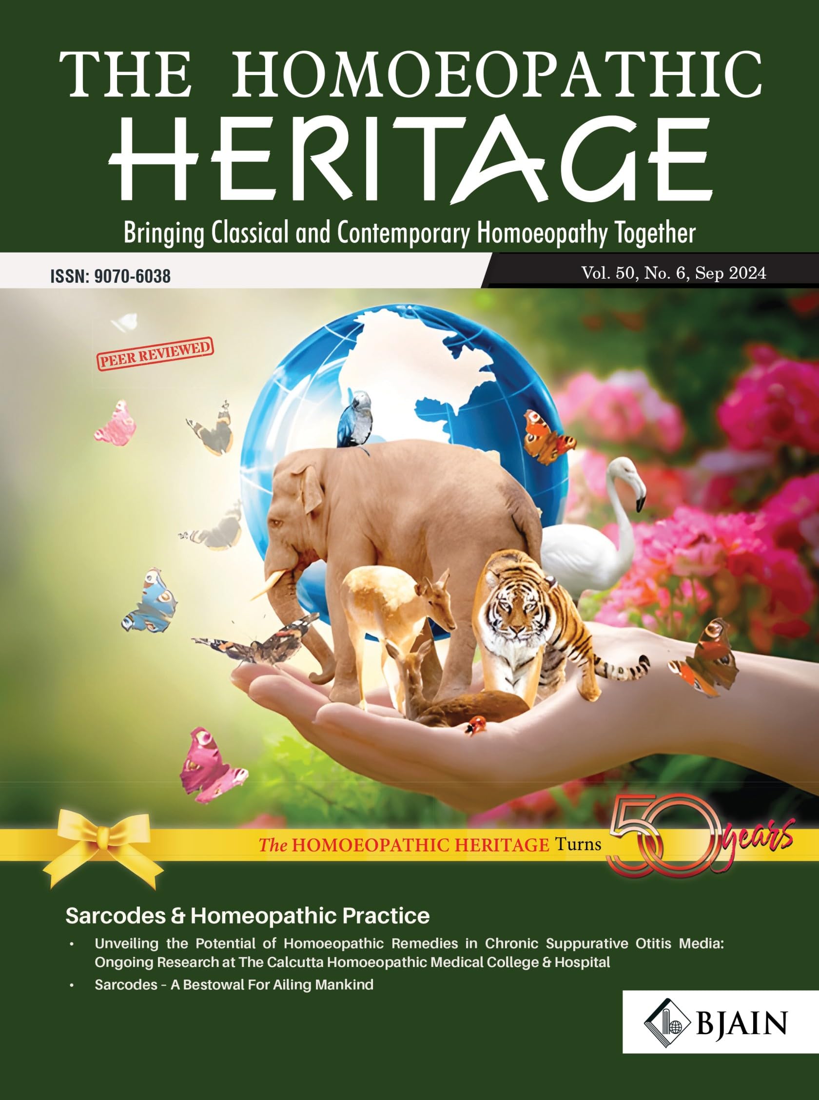 The Homoeopathic Heritage - Bringing Classical And Contemporary Homoeopathy Together (September 2024)