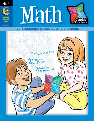 Cootie Catchers: Math, Grade 4,Used