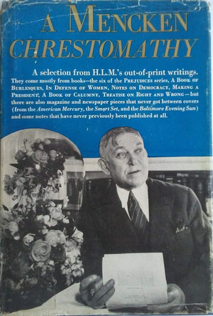 A Mencken Chrestomathy,Used