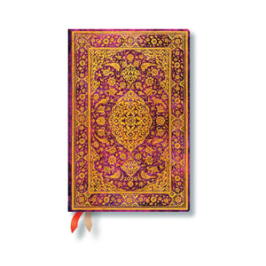 Paperblanks | 2026 The Orchard | Persian Poetry | 12Month Planner | Mini | Horizontal | Elastic Band | 160 Pg | 100 Gsm