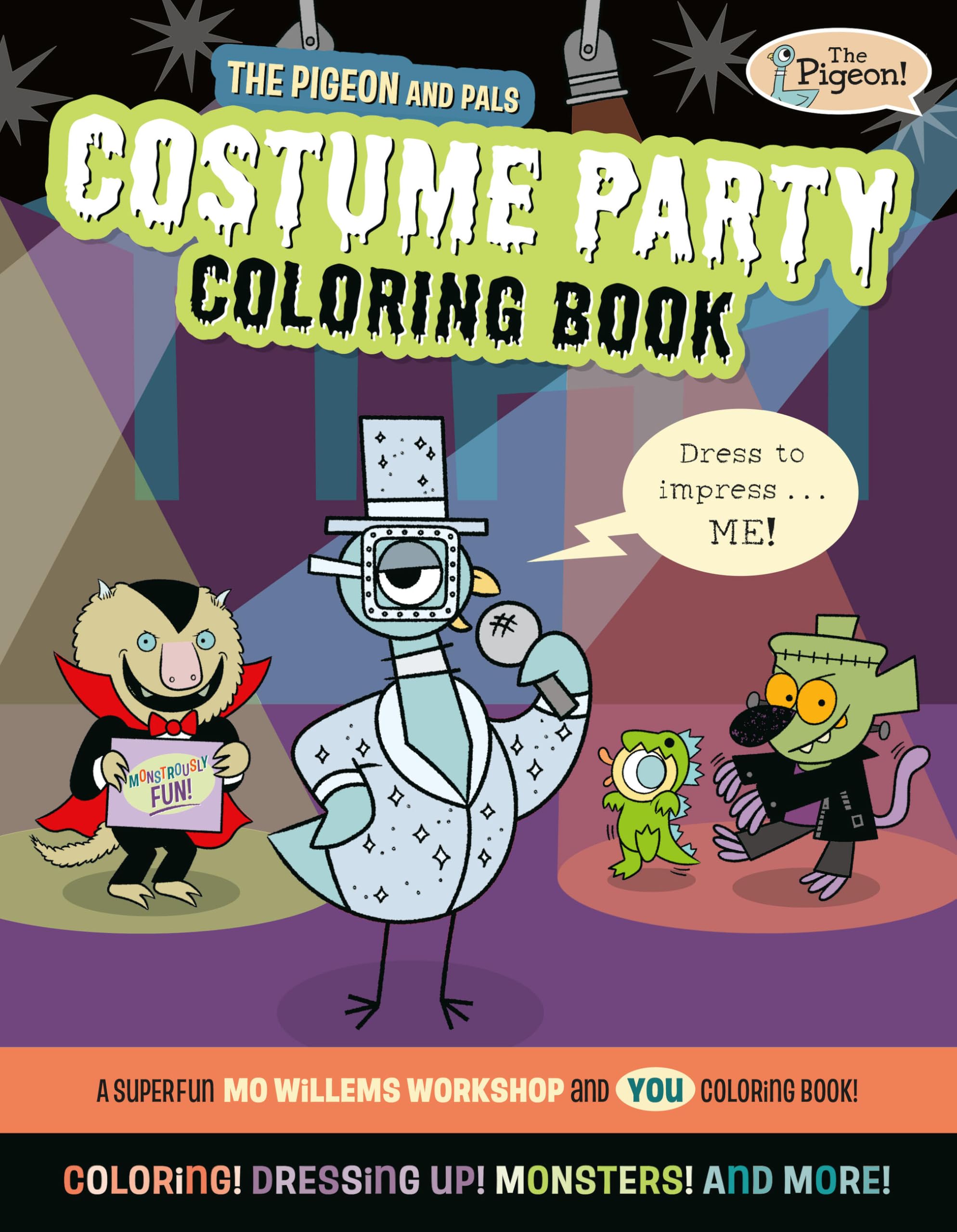 The Pigeon And Pals Costume Party Coloring Book