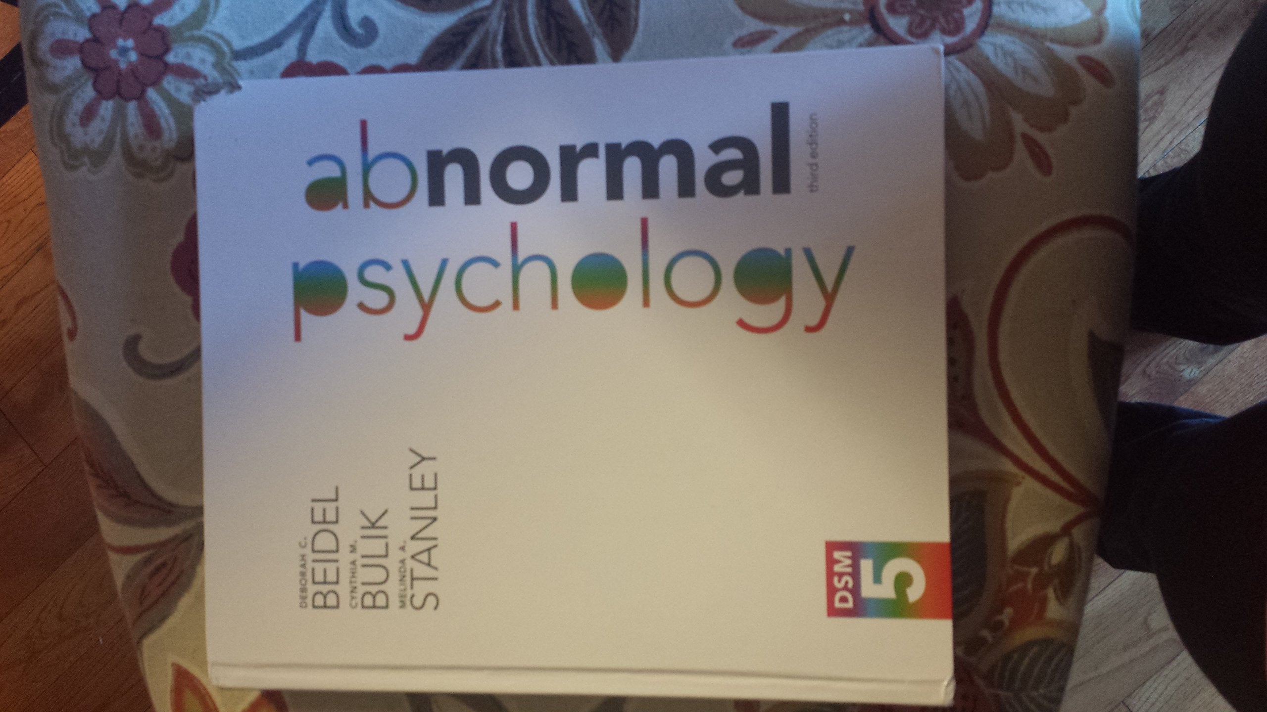 Abnormal Psychology (3rd Edition),New