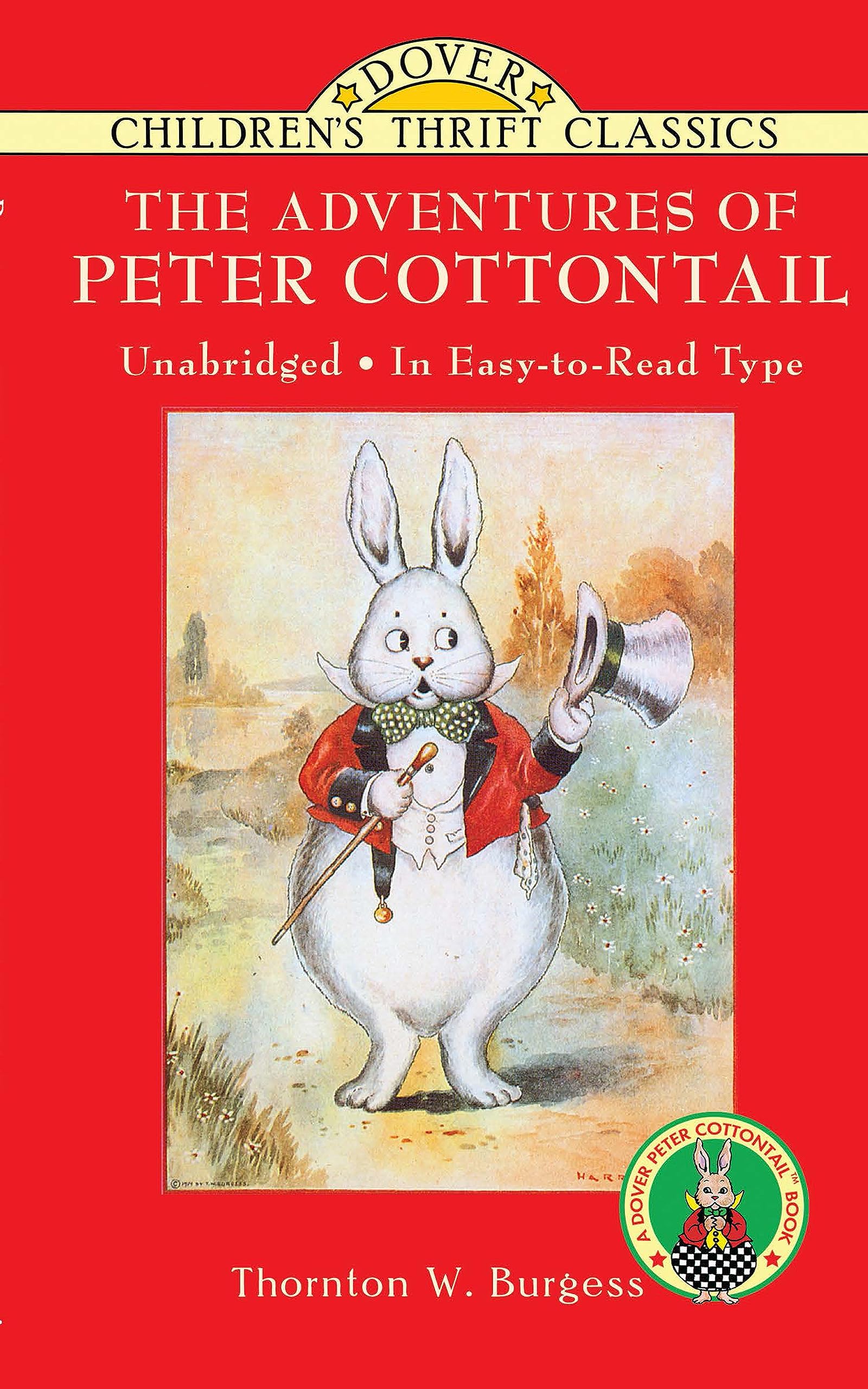 The Adventures Of Peter Cottontail (Dover Children'S Thrift Classics)-used