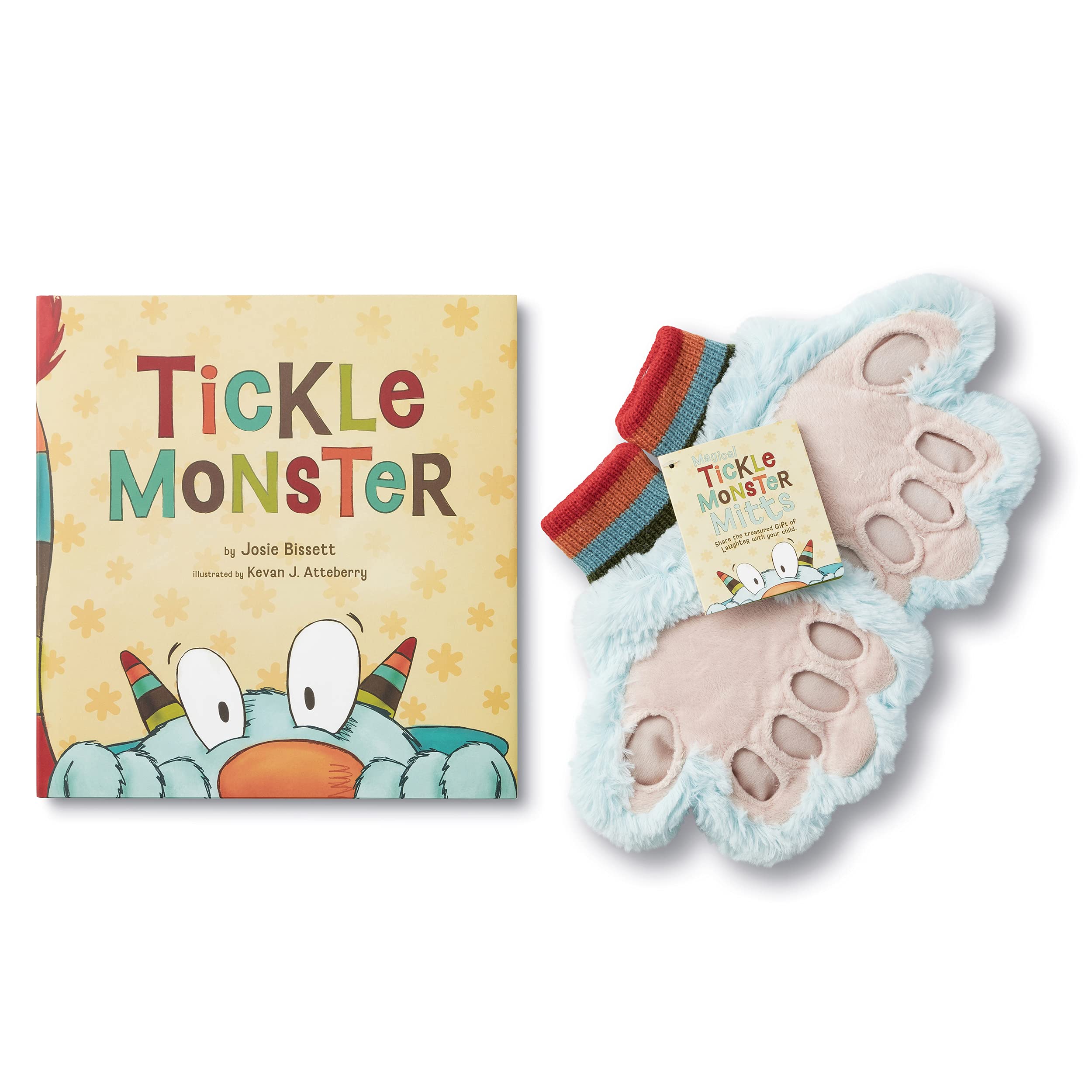 Tickle Monster Laughter Kit  Includes the Tickle Monster book and fluffy mitts for reading aloud and tickling!,Used