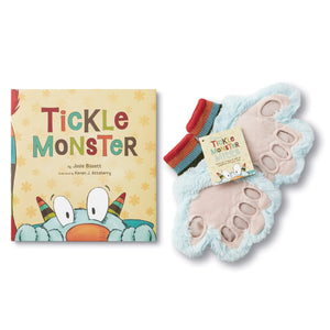 Tickle Monster Laughter Kit  Includes the Tickle Monster book and fluffy mitts for reading aloud and tickling!,Used