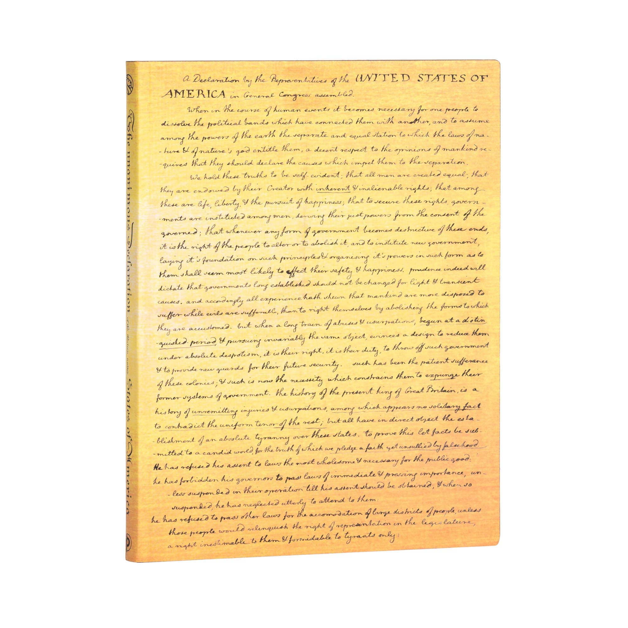 Declaration Of Independence Lined Ultra Flexi Journal By Paperblanks