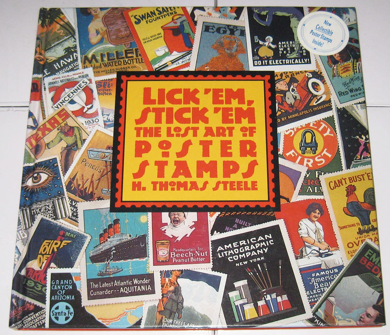 Lick 'Em, Stick 'em: The Lost Art of Poster Stamps (Recollectibles),Used